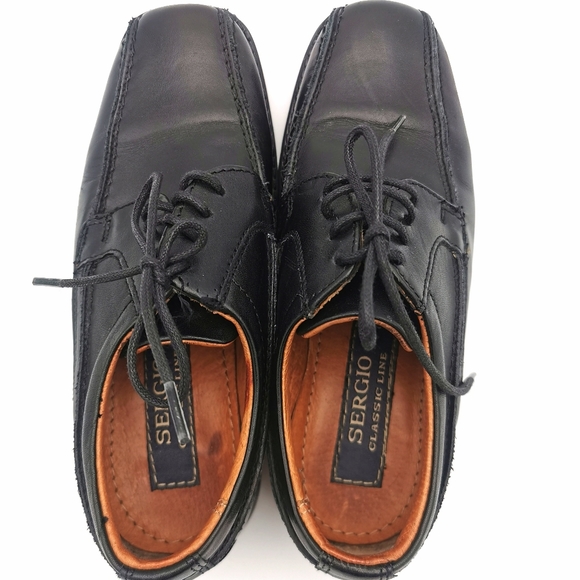 SIZE 13.5Y SERGIO CLASSIC LINE DRESS SHOES - Picture 8 of 9